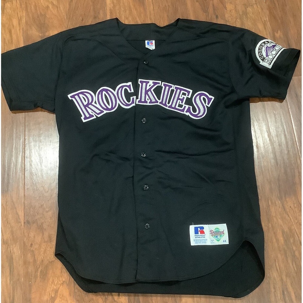 RARE! AUTHENTIC VINTAGE‎ COLORADO JERSEY LARGE 44 RUSSELL BLANK